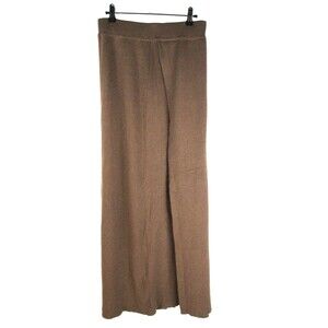 Commense Maxi Skirt Women M Brown Knit Wrap R54